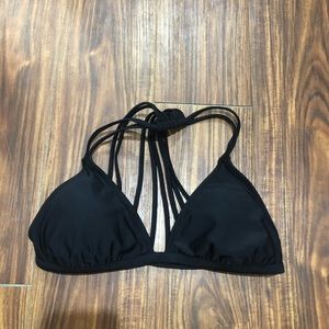 Black bikini top